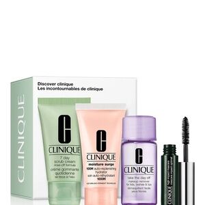 Clinique Green and Cream Cleanser Exfoliant Set -All‎ Star Set